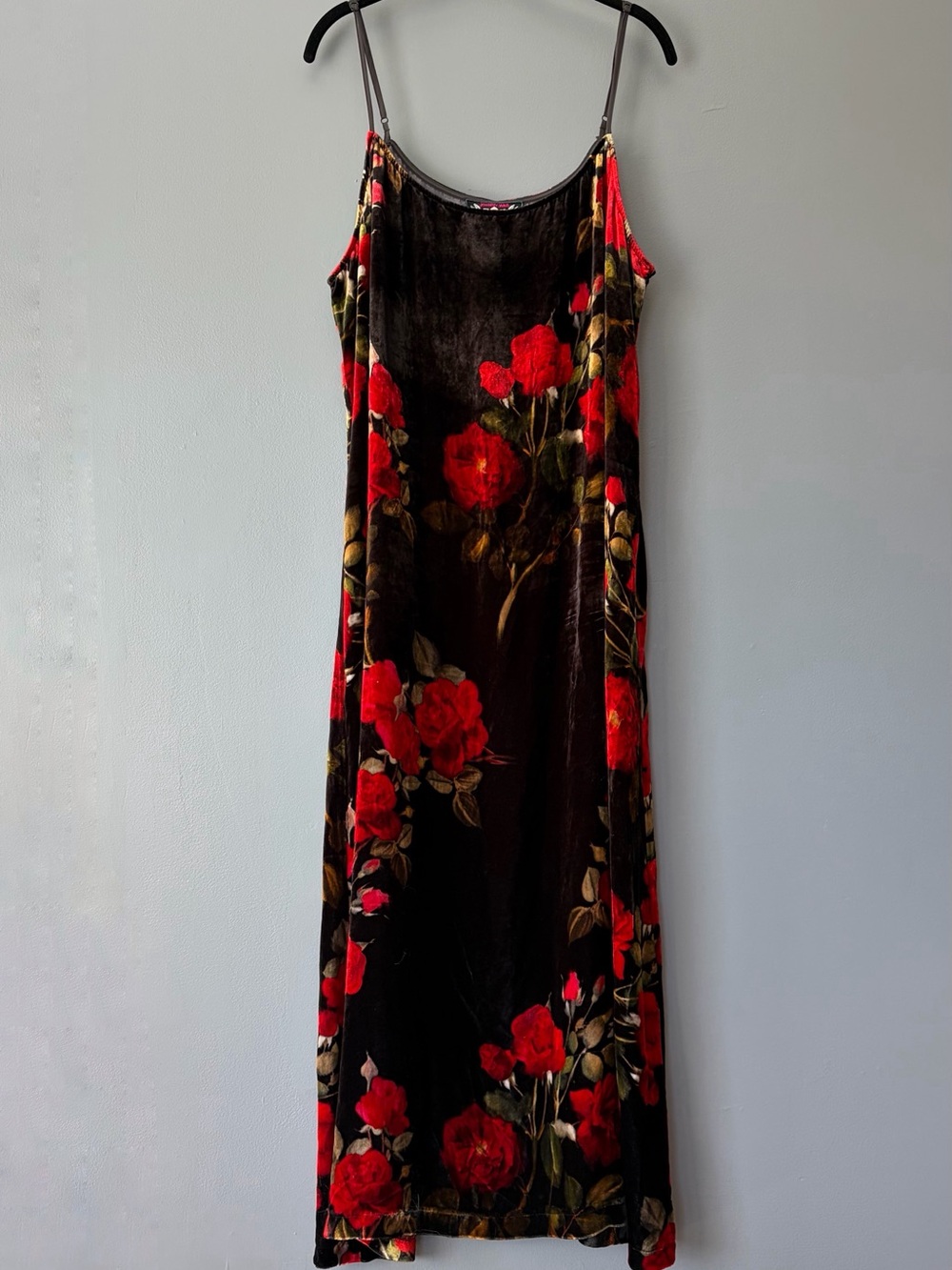 Johnny Was Velvet Slip Dress - Picture 4 of 7